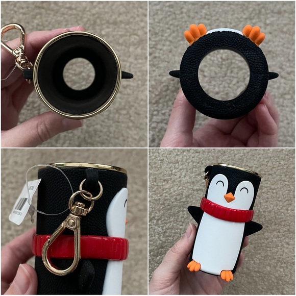 Bath & Body Works Holiday Penguin Hand Sanitizer Spray Holder - Picture 11 of 16